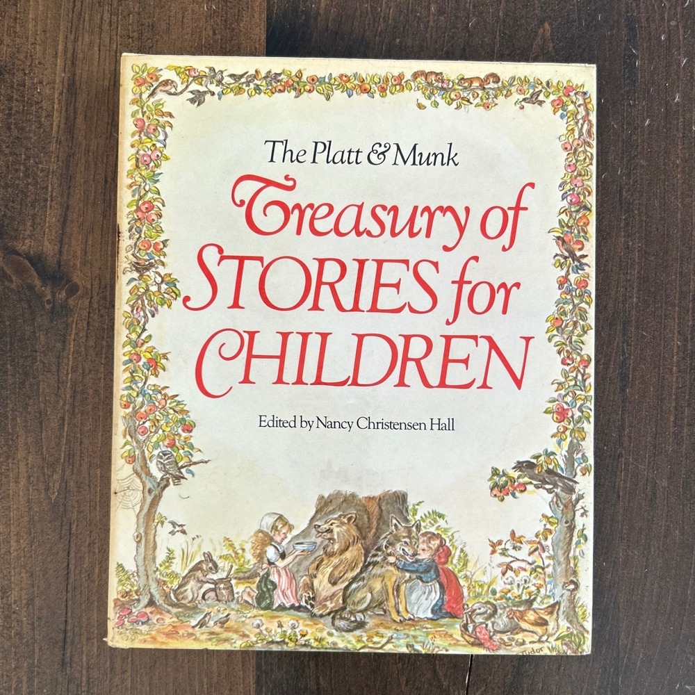 Vintage Platt & Munk Treasury of Stories for Children Kid Tasha Tudor 1982 Tales